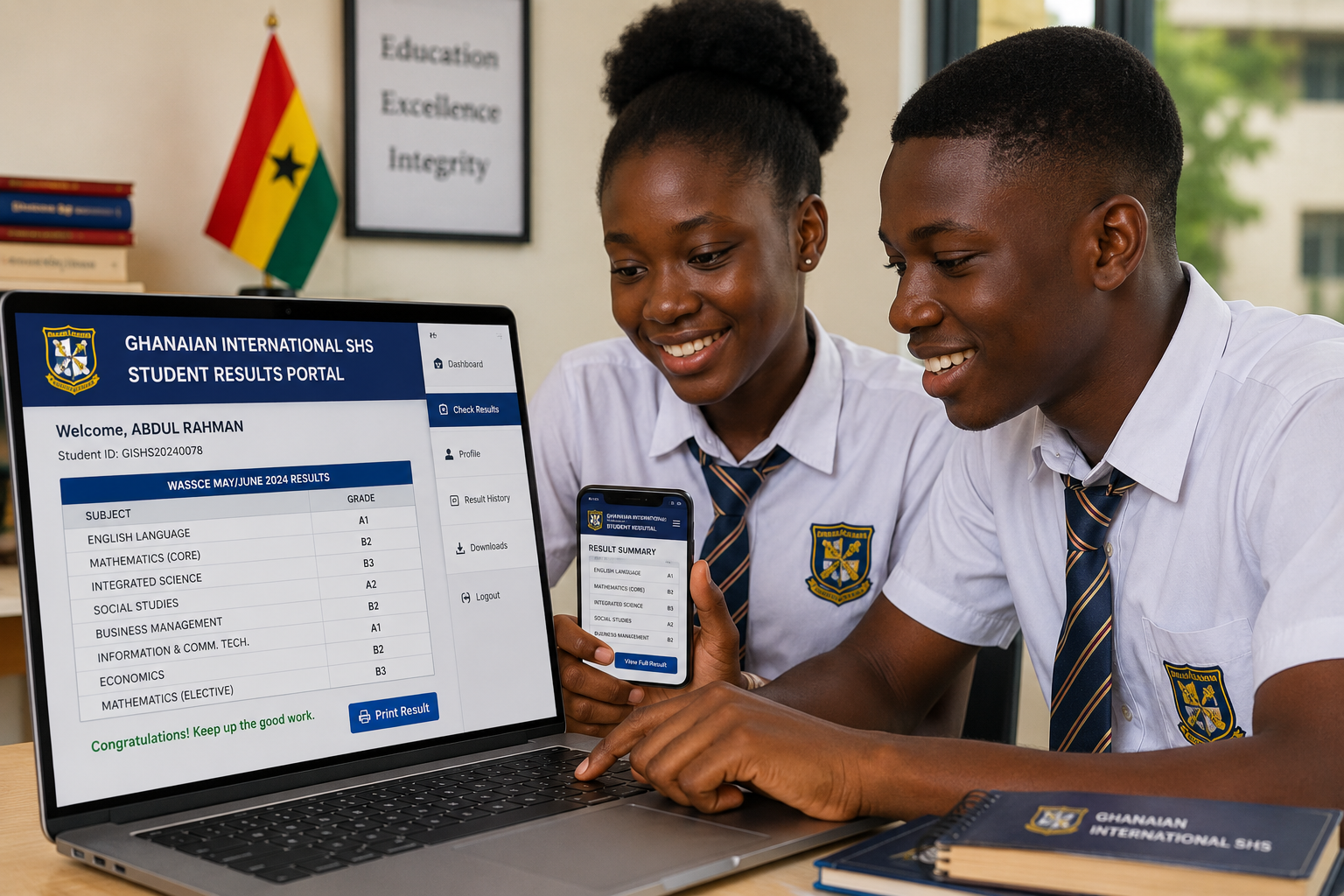 Ghana SHS Students